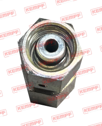 Preview: 73096 KEMPF Doppelverbinder, gerade 08L - 8L
